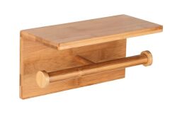 Saban Tuvalet Kağıdı Tutucu 2 Rulo Kapasiteli Bambu T14