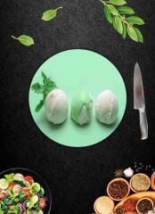 Cold Cam Kesme Tahtası - Sunum Tabağı| Çap 20