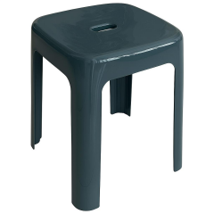 Saban Tabure Sağlam Plastik Kırılmaya Dayanıklı Bahçe, Balkon ,Banyo Gri