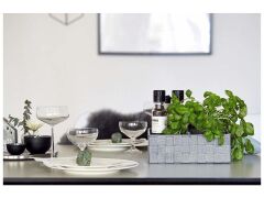 Saban 2 Bölmeli, Mutfak Düzenleyici Sepet Gri 26x 9 x 26 cm