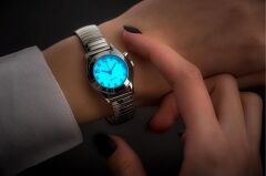 Saban Kol Saati Esnek Kayışlı,  Aydınlatmalı Kadran, Şık Paslanmaz Çelik