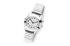 Saban Kol Saati Esnek Kayışlı,  Aydınlatmalı Kadran, Şık Paslanmaz Çelik