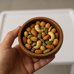 Saban Ahşap 4'lü Yuvarlak Çerezlik Seti T31