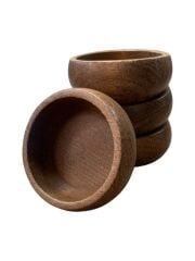 Saban Ahşap 4'lü Yuvarlak Çerezlik Seti T31