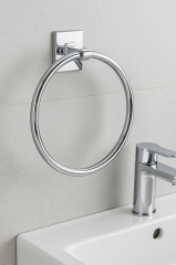 Saban Duvara Monte Havlu Askısı | Delmesiz Montaj, Güçlü Yapışkan Sistem 18.5 x 21 x 7.5 cm