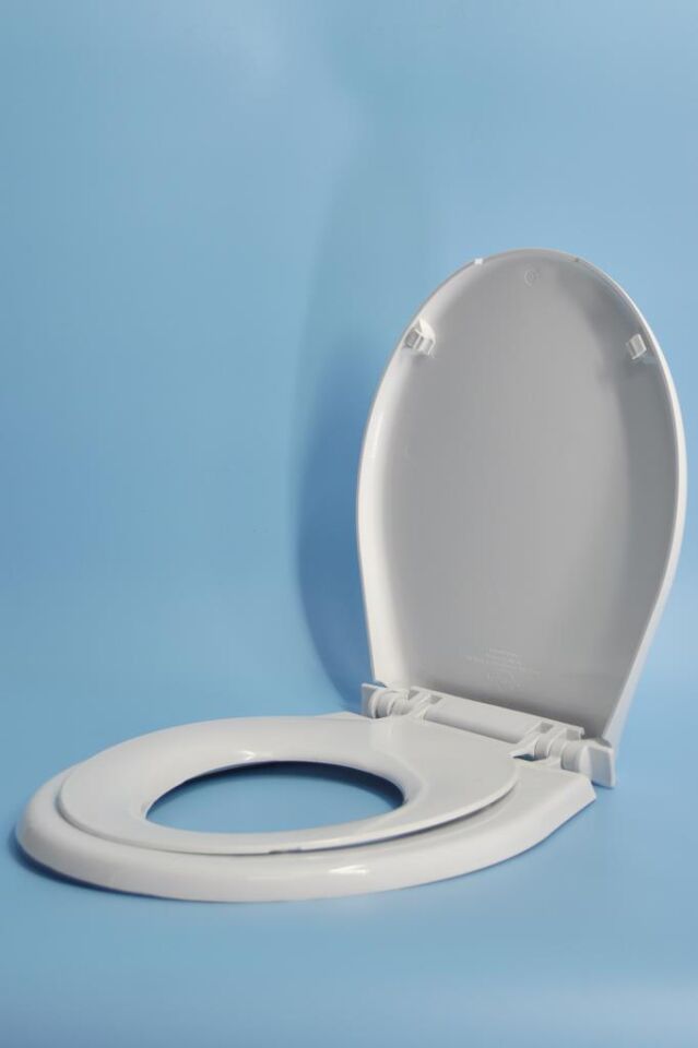 Beyaz, Yetişkin ve Çocuk Klozet Kapağı – Söküp Takılabilir Çocuk Adaptörlü - Yerli Üretim