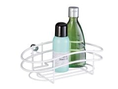 Saban Classic Plus Beyaz Banyo Rafı – Paslanmaz Çelik  24x8x15 cm