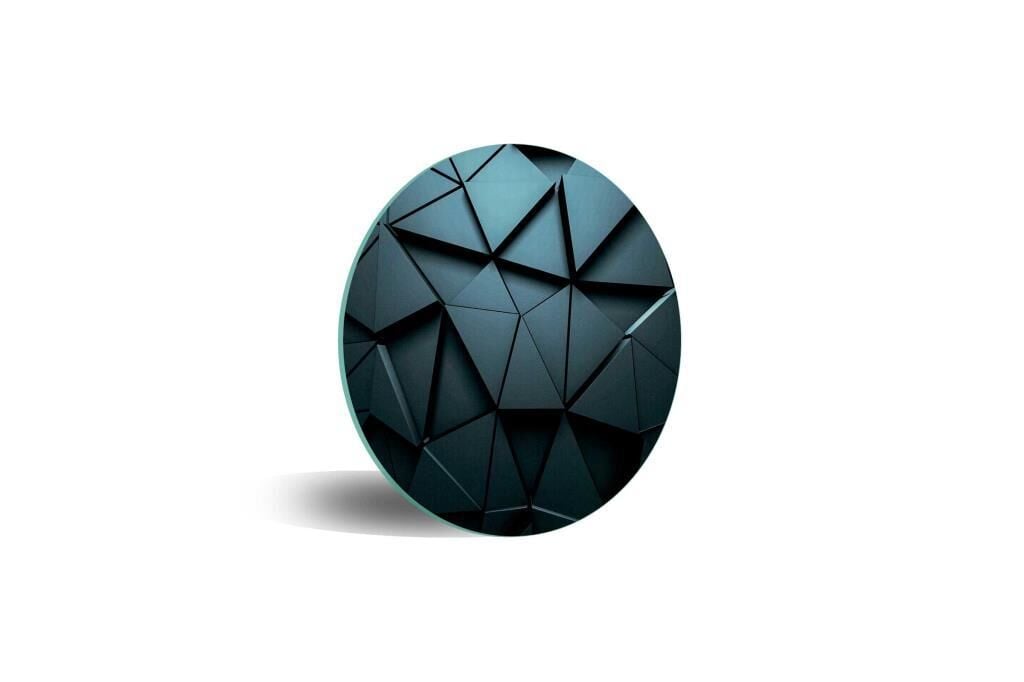 Çap 32 cm Siyah Üçgenler