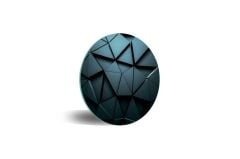 Çap 32 cm Siyah Üçgenler