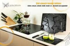 Çap 32 cm Siyah Üçgenler