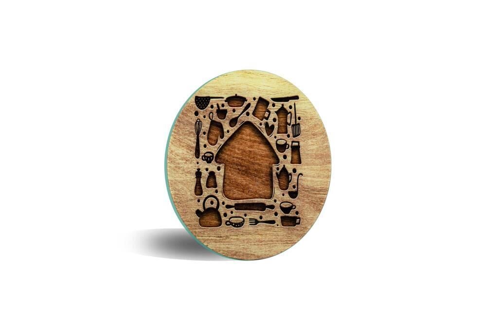 Çap 32 cm Ahşap Desenli