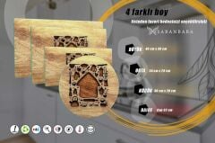 Çap 32 cm Ahşap Desenli