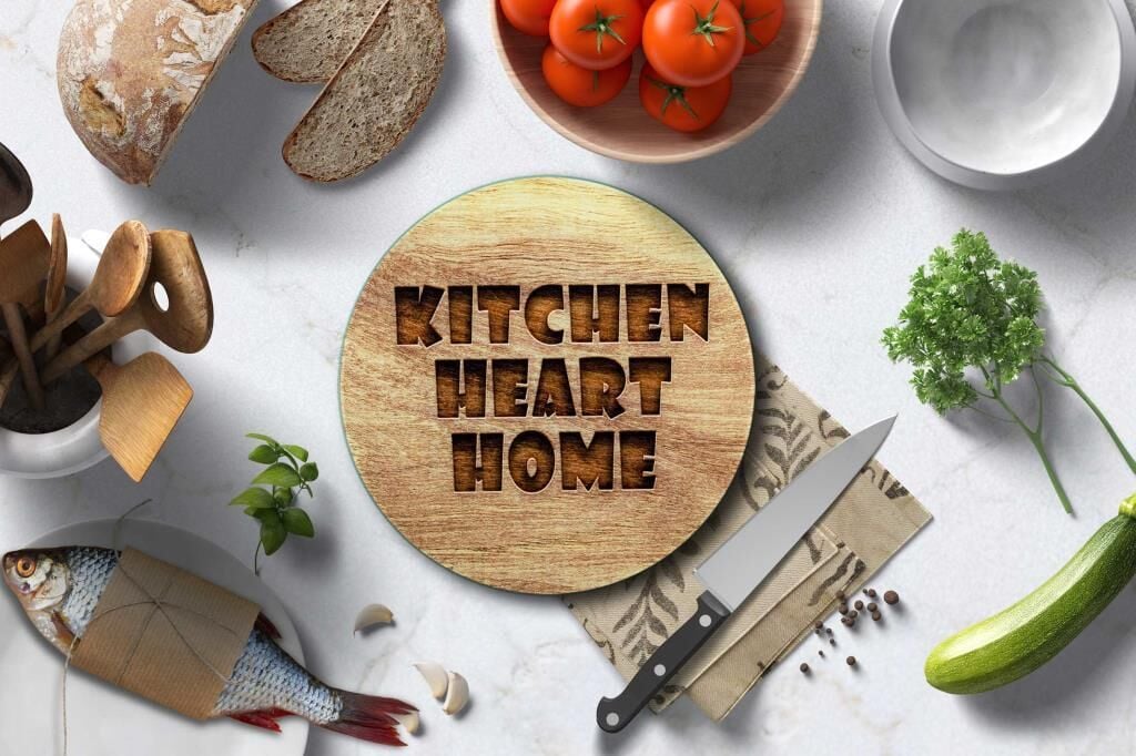 Çap 32 cm Kitchen Heart Home