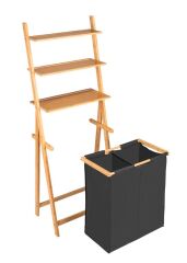 Saban Çamaşır Sepetli Merdiven Raf  57,5 ​​x 152 x 35 cm T32