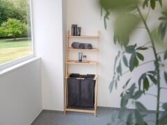 Saban Çamaşır Sepetli Merdiven Raf  57,5 ​​x 152 x 35 cm T32