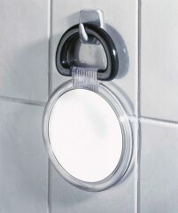 Saban Kozmetik Makyaj Aynası, 3X Büyütmeli, 12.5 cm Çap, Masaüstü/Asılabilir/El Tipi, Dekoratif Tasarım
