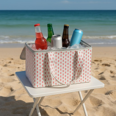 Saban  Termal Soğutucu Çanta | Kamp, Piknik ve Seyahat İçin İzolasyonlu Taşıma Çantası 15 Litre Kırmızı