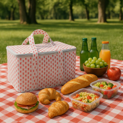 Saban  Termal Soğutucu Çanta | Kamp, Piknik ve Seyahat İçin İzolasyonlu Taşıma Çantası 15 Litre Kırmızı