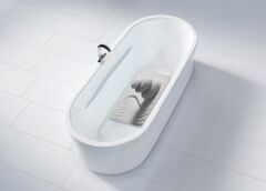 Saban Kaymaz Banyo Matı – Plastik, Vantuzlu, Taş Desenli Duş Matı, Kaymayı Önleyici Paspas 70x40 cm