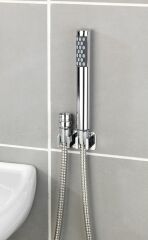 Saban Lavabo El Duşu Seti – Evrensel Musluk Uyumlu, 150 cm Paslanmaz Hortum, Kireç Önleyici Duş Başlığ