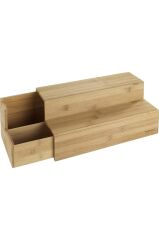 Kahve Ve Çay Için Bambu Merdiven - Çekmeceli Mutfak Rafı ( Made In Germany)