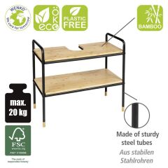 ÇELİK BAMBU RAFLI ORGANİZER