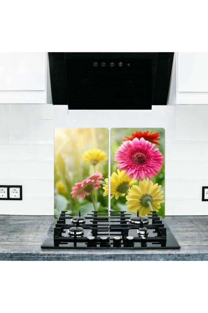 2' li 30x52 cm Cam Ocak Koruyucu Model 341