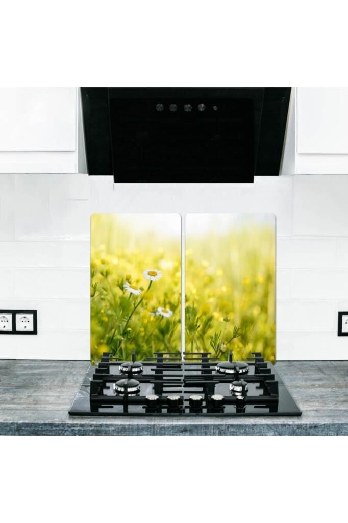 2' li 30x52 cm Cam Ocak Koruyucu Model 195