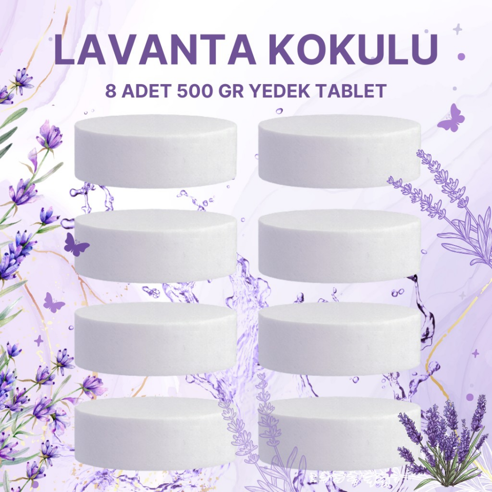 4 Adet 2x500Gr - LAVANTA - Nem Alıcı Rutubet Giderici Yedek Tablet