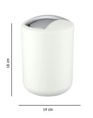 2'li Çöp Kovası beyaz ( Brasil Model ) 6,4 ve 2 Litre