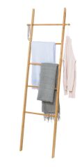 Saban Bambu Merdiven Havluluk | Dekoratif Çok Amaçlı Kıyafet & Havlu Askısı |43x33x170 cm T36