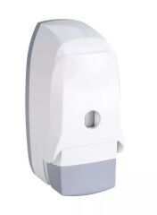WENKO 18993100 Desinfektionsmittelspender Ascoli – doldurulabilir, hacim 0.45 L, plastik, 9.5 x 20.5 x 10.5 cm, beyaz