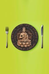 Çap 27 cm Put Desenli Cam Sunumluk Amerikan Servis Supla