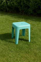 Saban Tabure Sağlam Plastik Kırılmaya Dayanıklı Bahçe, Balkon ,Banyo Su Yeşili