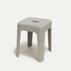 Saban Tabure Sağlam Plastik Kırılmaya Dayanıklı Bahçe, Balkon ,Banyo Bej