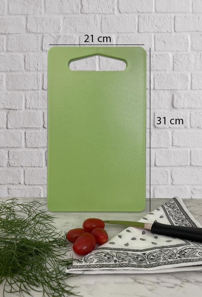 Kesme Tahtası Plastik Yeşil 21x31 cm