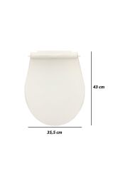 Klozet Kapağı Beyaz