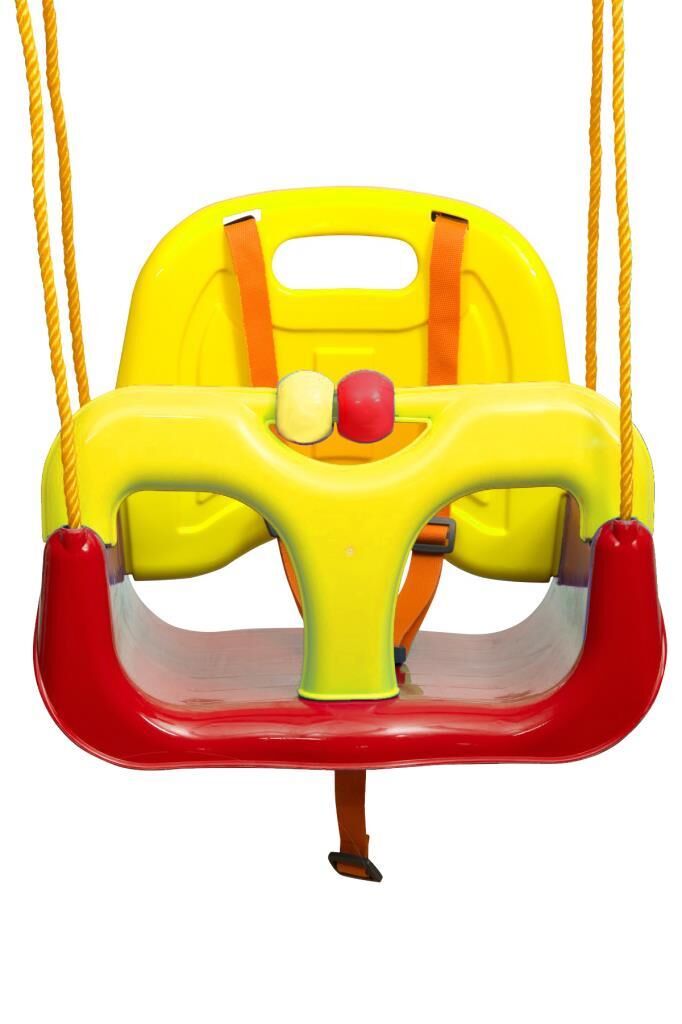 Çocuk & Bebek Salıncağı | Salıncak Emniyet Kemerli Sarı Kırmızı