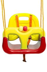 Çocuk & Bebek Salıncağı | Salıncak Emniyet Kemerli Sarı Kırmızı