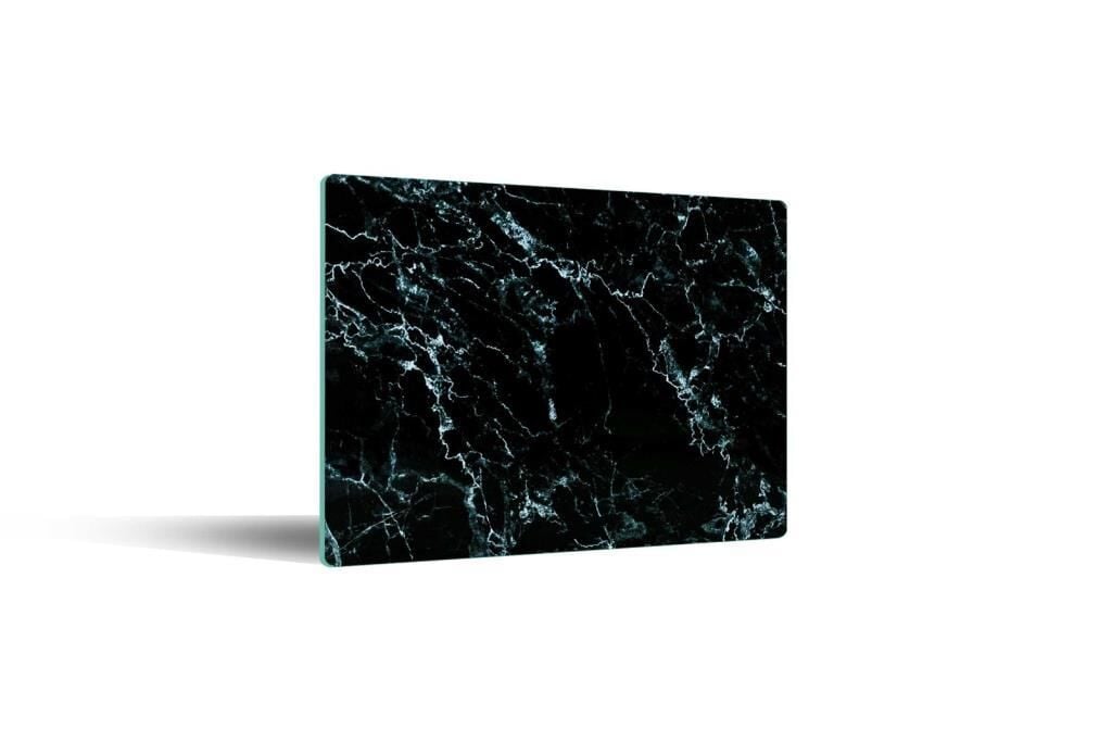 29x34 cm Cam Kesme Tahtası Siyah Mermer