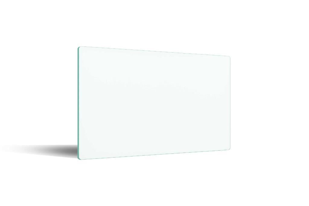 30x40 cm Cam Kesme Tahtası Düz Beyaz