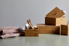 Wenko Bambus Organizer Terra 3 Bölmeli