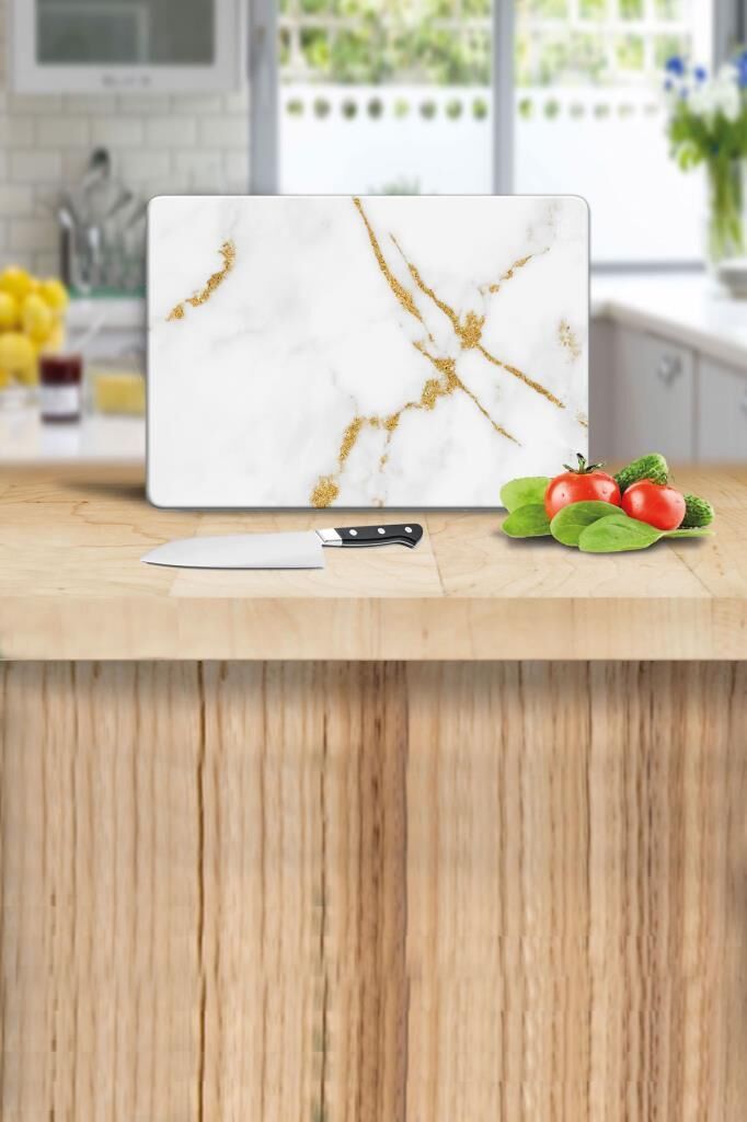 20x30 cm Cam Kesme Tahtası Sim