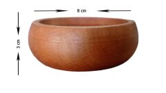 6’lı Kayın Çerezlik, Sunumluk , 3 x 8 cm