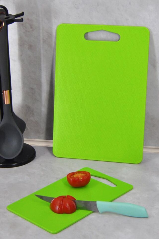 Kesme Tahtası Plastik 2'li Yeşil