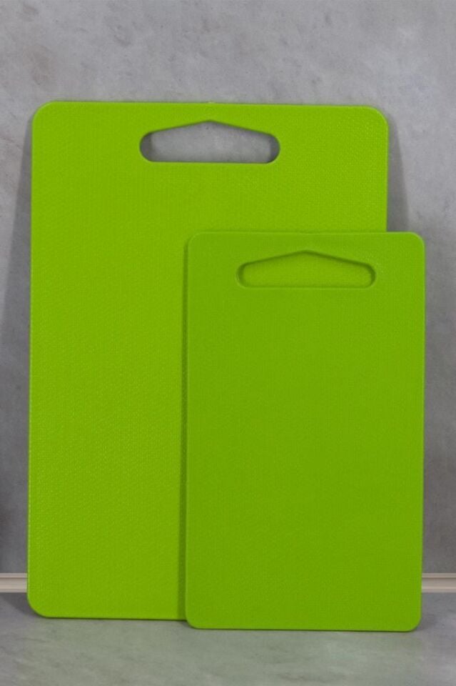 Kesme Tahtası Plastik 2'li Yeşil