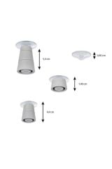 2'li 40x52 cm Cam Ocak Koruyucu 5'li Ocaklar İçin Beşli Kalpler