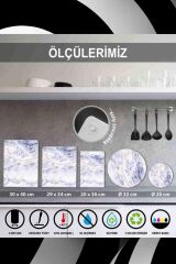 30x40 cm Cam Kesme Tahtası Milkshake