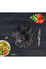 Çap 32 cm Yaldızlı Mermer
