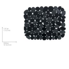 Wenko Lavabo Paspası - Stone Black